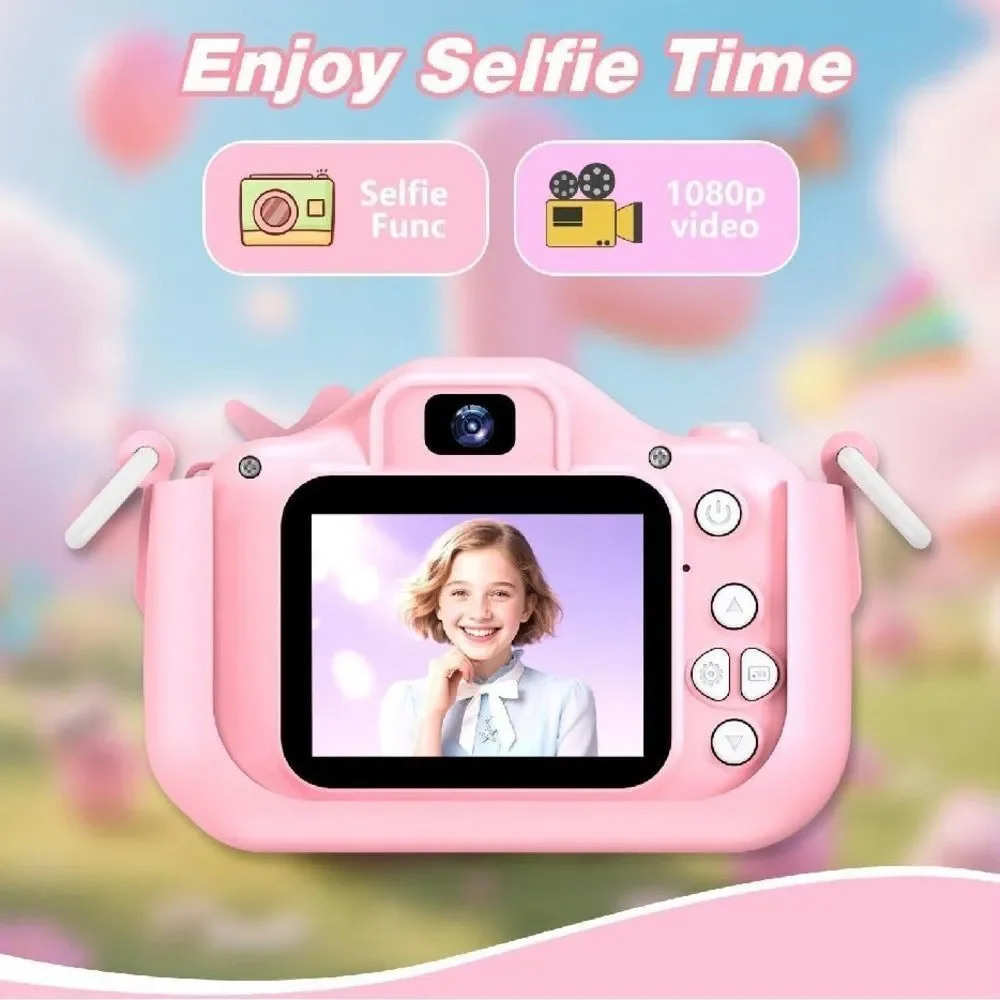 Pink Unicorn Digital Camera w/ Unicorn Design - Video Capability - Compact- NIB
